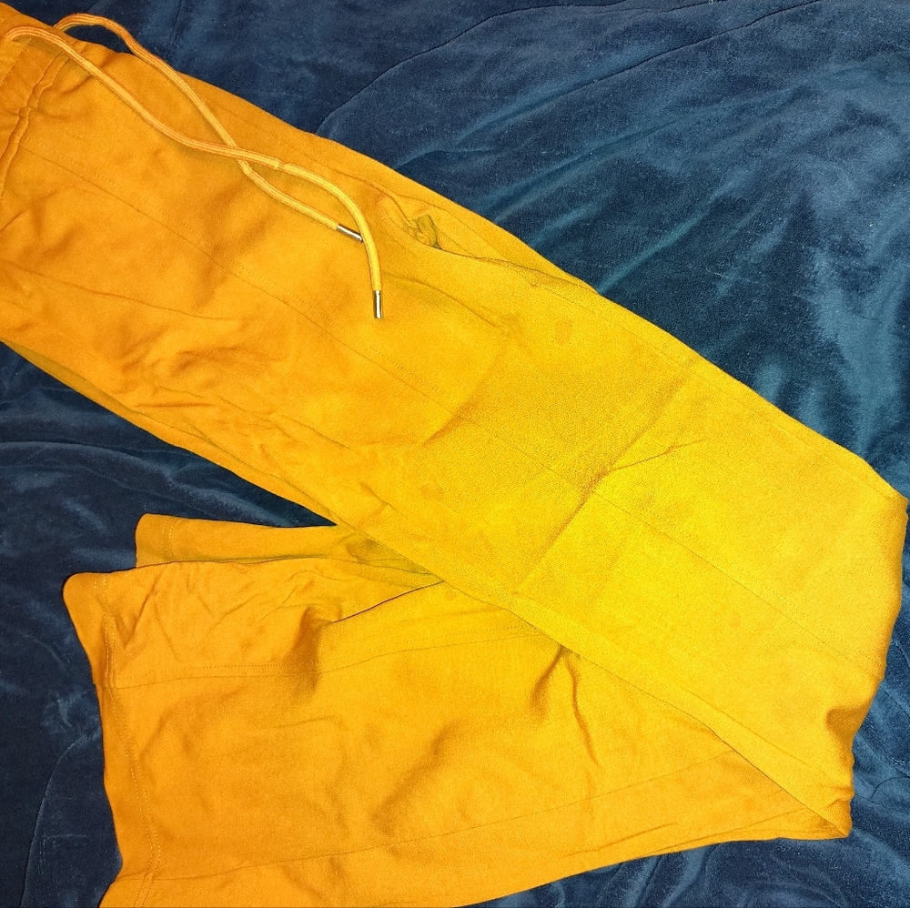 Vibrant Yellow Women's Track Pants